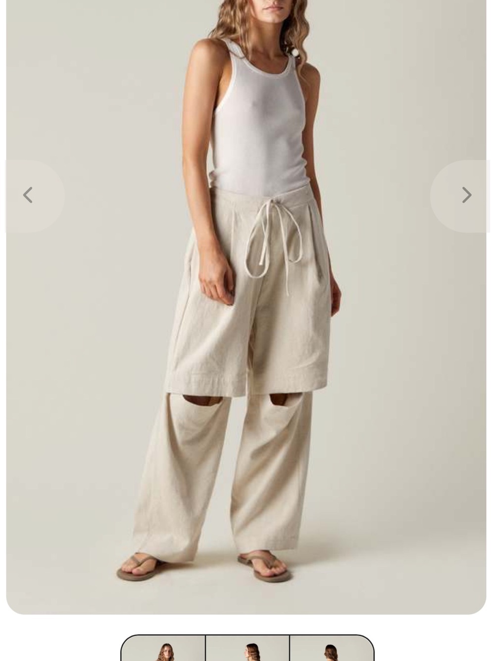 Lauren Manoogian Split Pants Size 3